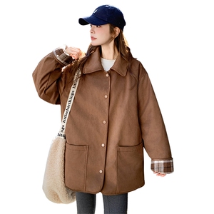 数据好大货已出，麂皮羽绒服2B113-8746-P265-K398图片