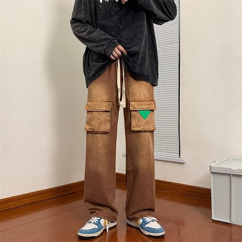 牛仔裤男秋季潮大码休闲裤子高街N1026P48,男装牛仔裤,星座1116-2