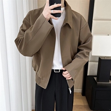 Cleanfit轻奢风韩系行政夹克男韩版休闲双拉链春季外套W6210-P59，男装夹克，星座412-3