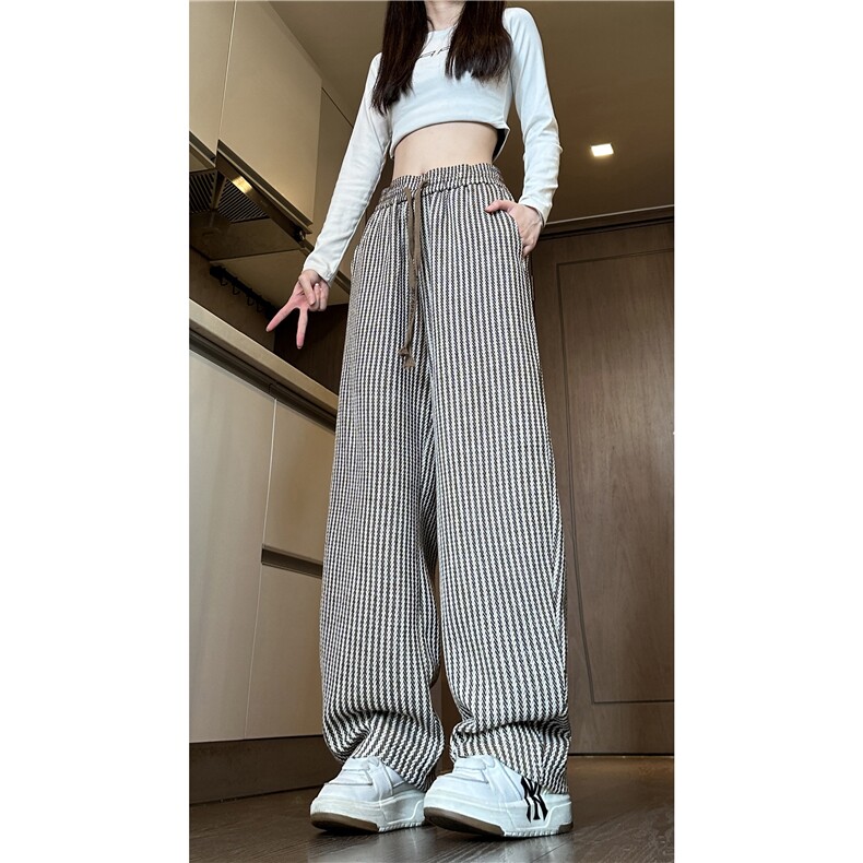 秋季新款潮流条纹设计百搭宽松休闲裤卫裤B315-K835-特p35控68,男装休闲裤,电商B315