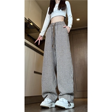 秋季新款潮流条纹设计百搭宽松休闲裤卫裤B315-K835-特p35控68，男装休闲裤，电商B315