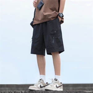 户外机能短裤男夏季五分裤宽松速干拉链工装裤休闲中裤 DP16图片
