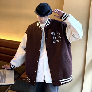美式潮流棒球服机风外套男秋季夹克男潮牌运动男装X5589-P85限105图片