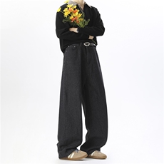 美式cleanfit压褶原牛直筒牛仔裤809B-S008-P48，男装牛仔裤，星座809B（原星座805）