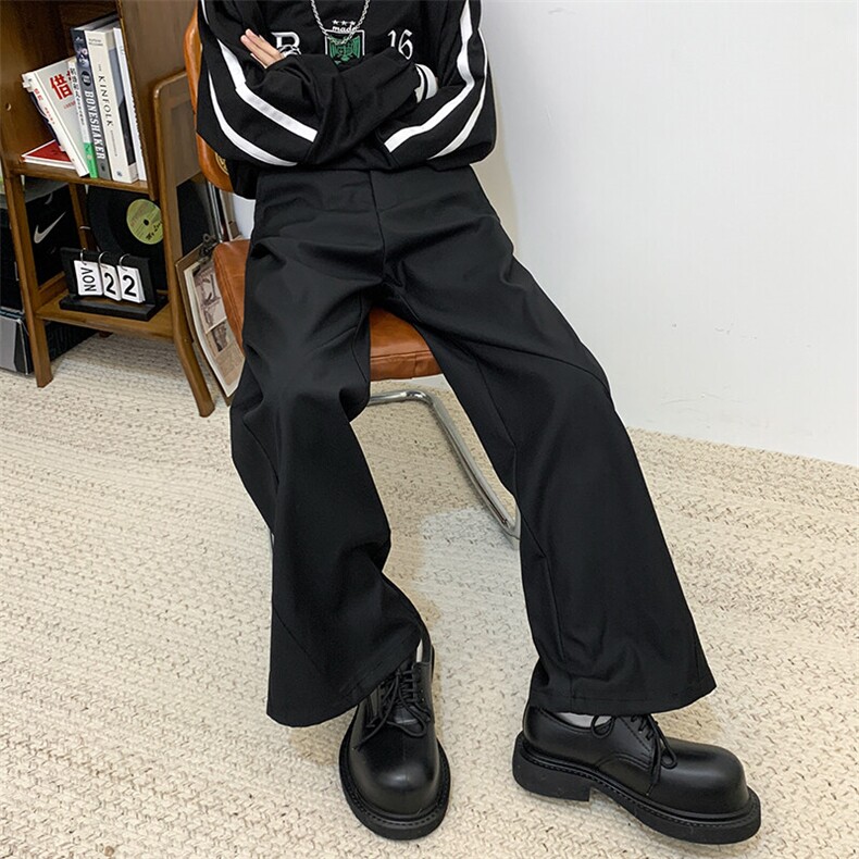 休闲裤男士韩版潮流高街帅垂感百搭2026夏季新款ins长裤K5148-P43,男装休闲裤,星座412-2