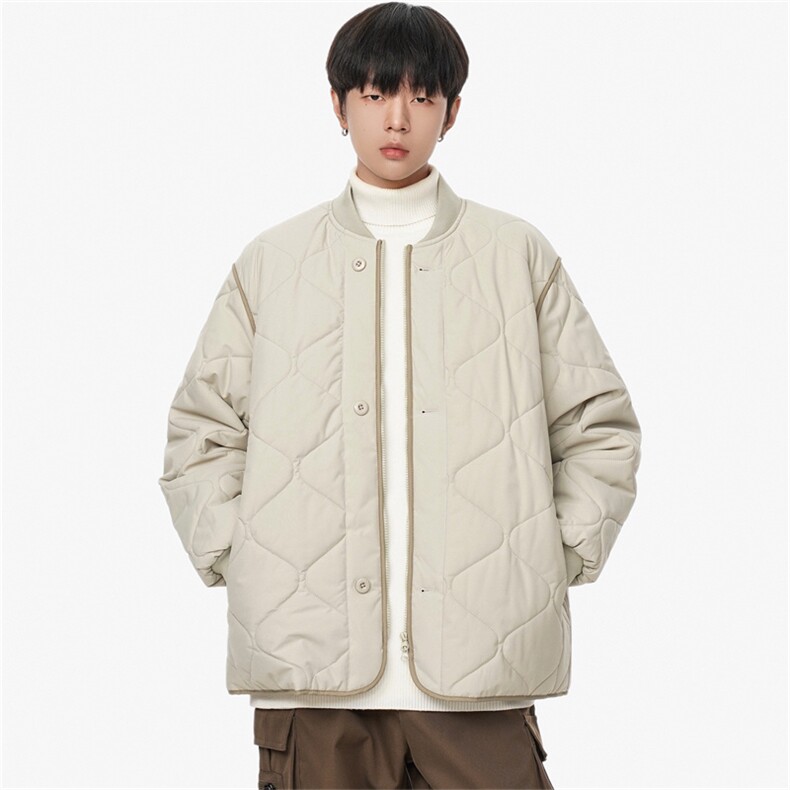 1506/M6081/P80冬季情侣棉衣薄款立领棉服男葫芦格棉袄外套3,男装棉衣,星座1506