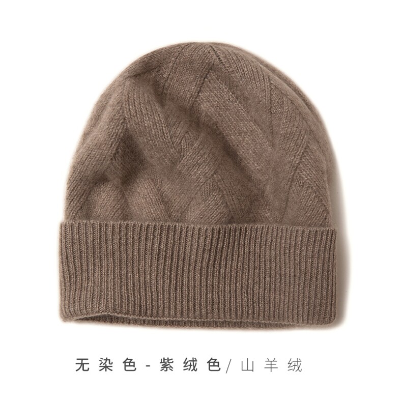 简约高级感纯色慵懒风时尚帽子,饰品帽子,远腾羊绒