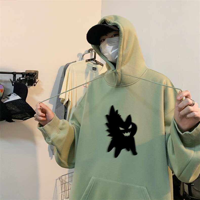 ！连帽圆领卫衣男装港风帽衫男LM170-P35,男装卫衣,电商B367