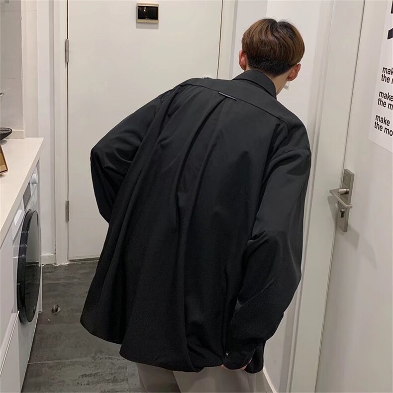 长袖衬衫男港风日系韩版潮流帅气衬衣C611P38,男装衬衫,星座1116-2