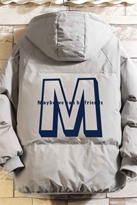 控128加绒面包服男大码羊羔毛衣男MY16260-P100图片