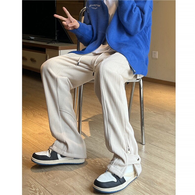 A450-XZ1996-P75控98冬季加厚保暖雪尼尔休闲裤,男装休闲裤,电商A450