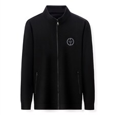 中老年套装男春秋季2023年新款中年爸爸休闲运动服男士夹克两件套，男装休闲套装，电商B212（原钱塘6029）