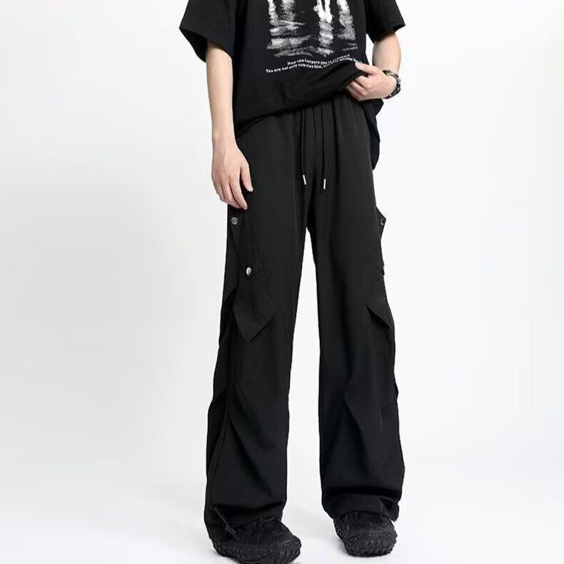 美式高街工装伞兵裤男夏季凉感潮牌宽松休闲裤子CK16-P42,男装休闲裤,星座1001-1