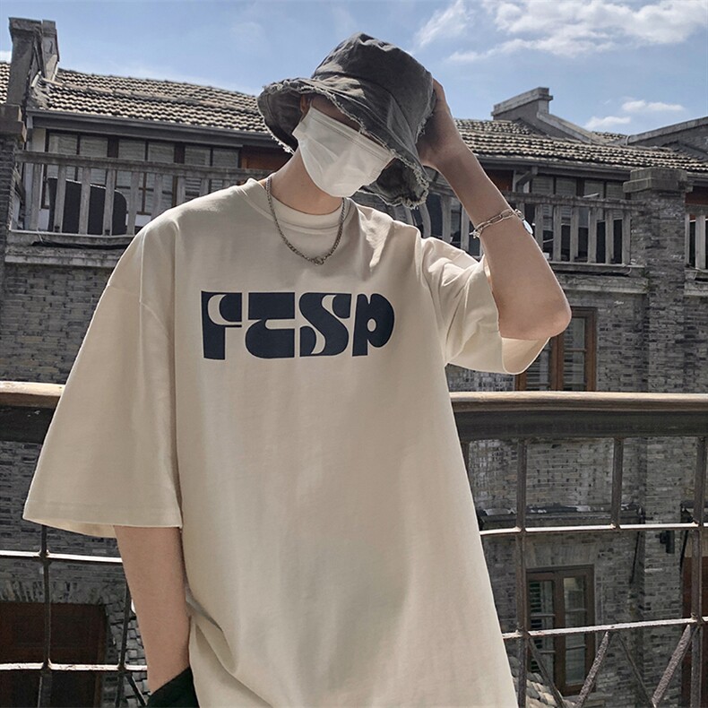 圆领纯棉字母亮色印花T恤短袖五分半袖夏季打底衫XT13-P35控48，男装T恤，星座216(原A116)