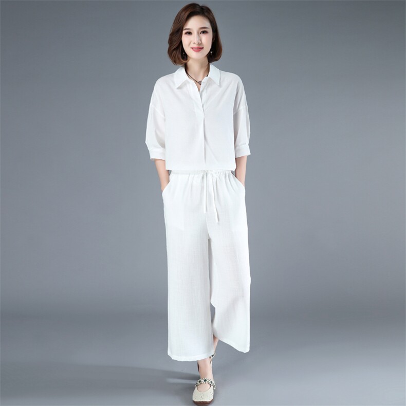 裤子2021年夏季潮流舒适宽松纯色,女装休闲裤,奕阳依阁