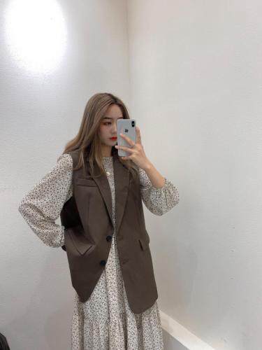 韩版连衣裙潮搭马甲，女装连衣裙，茜茜名坊