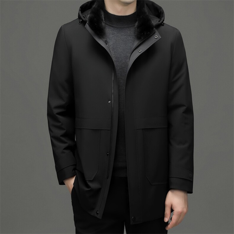 BW68260钱塘2020-2中年男士冬季厚款新款商务休闲简约羽绒服P670，男装羽绒服，钱塘207-2