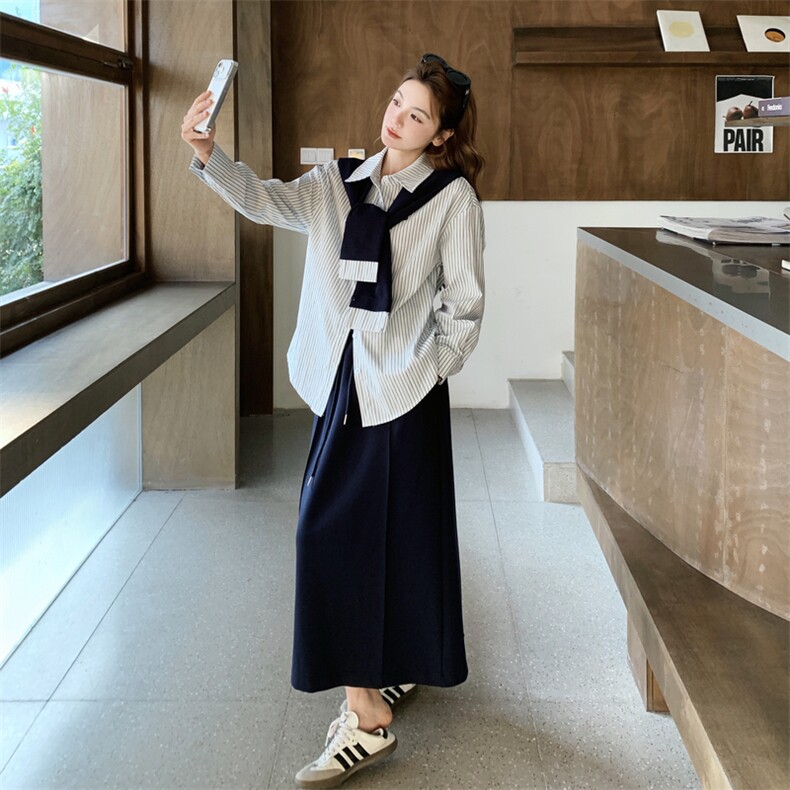 现货--2026年春季新款蓝色二件套+披肩203-2606-P165-K268,女装套装/套裙,浙宝203