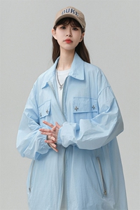 1中性无影墙风工装大口袋防晒衣女户外潮牌防晒服FS77006P50控78图片