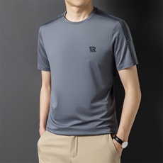 BSS527男士2023年夏季新款百搭T恤男短袖商务休闲体恤男装P50，男装T恤，电商B360