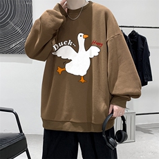 S6273-P28秋季圆领卫衣男大码韩版宽松长袖外套，男装卫衣，电商A040