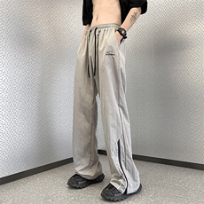K1166-P34夏季宽松型拉链潮流运动裤，男装休闲裤，星座1501-1