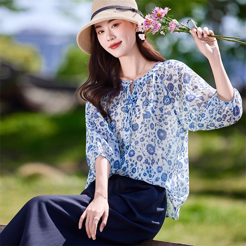 时尚休闲气质衬衫套装女2025夏新款宽松减龄显瘦亚麻阔腿裤两件套,女装套装/套裙,靓衣阁