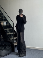 秋冬季美式高街牛仔裤男百搭休闲裤G1233/P4568，男装牛仔裤，电商D202-1