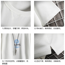 春夏季七分袖t恤男大码五分袖男短袖中袖网格挂拍Q11274-P30，男装T恤，电商A040A