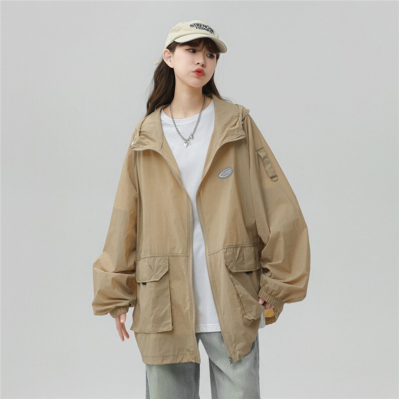 1中性无影墙工装大口袋大码M-5XL户外潮牌防晒服FS77009特P39控78,男装夹克,星座226-2