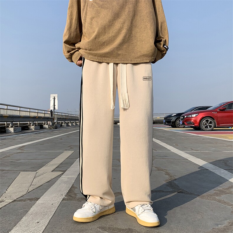 春季情侣百搭印花休闲裤男大码宽松拖地裤K182-P50控78,男装休闲裤,电商A161-2