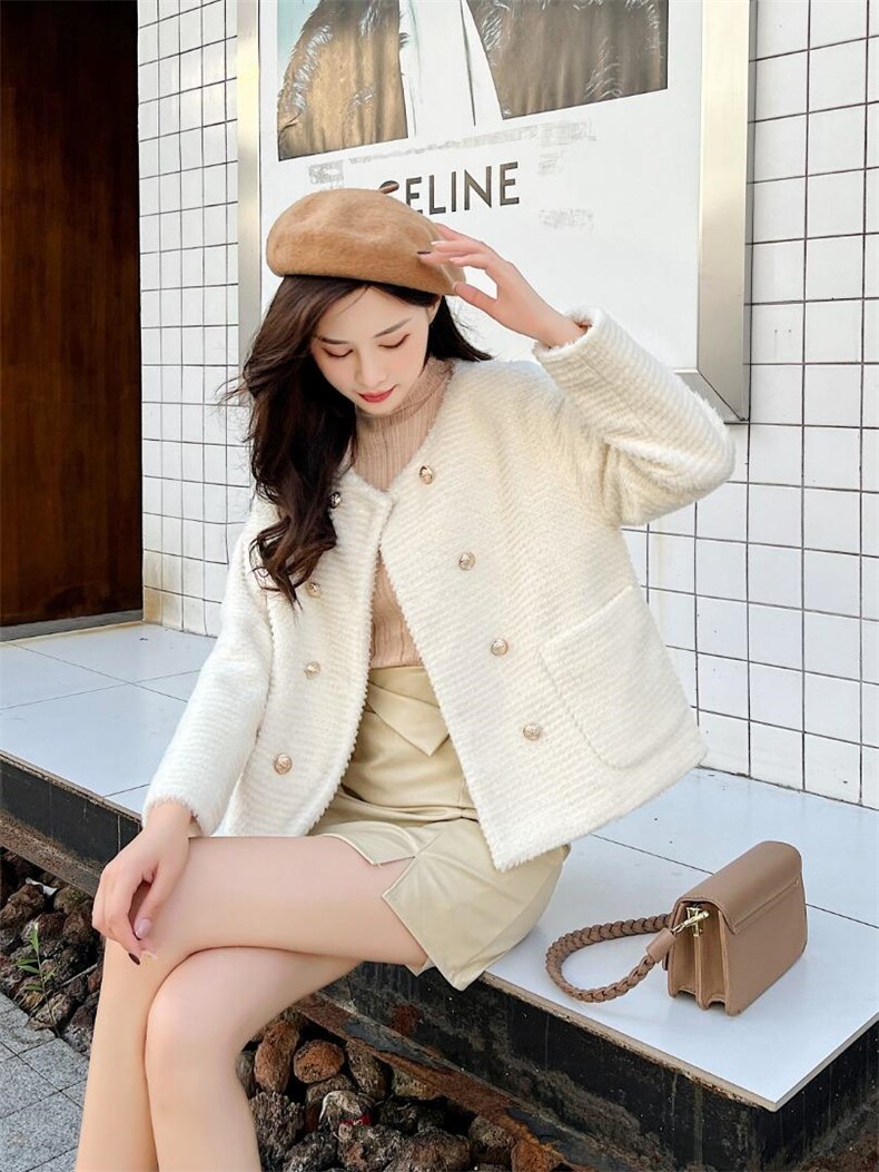 冬季水貂毛小香风外套，其它，樱·之秀