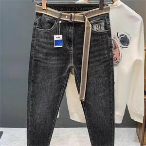 1506-1/K8371/P44男士牛仔裤宽松直筒修身休闲长裤子潮流百搭图片