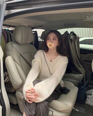 短款长袖镂空蝴蝶针织衫上衣女装早秋新款高级感罩衫，女装针织衫/毛衣，半城羊绒