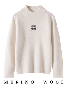 男女通用儿童长袖百搭时尚，童装儿童羊毛衫，牧戎奢羊绒