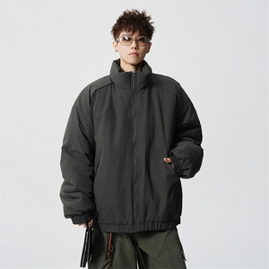 冬季美拉德立领棉服潮流百搭纯色棉衣撞色棉服外套HY8822-P75图片