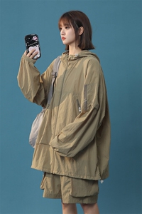 UPF100+有报告 凉感轻薄透气套装防晒服 两件套HS622-P75图片