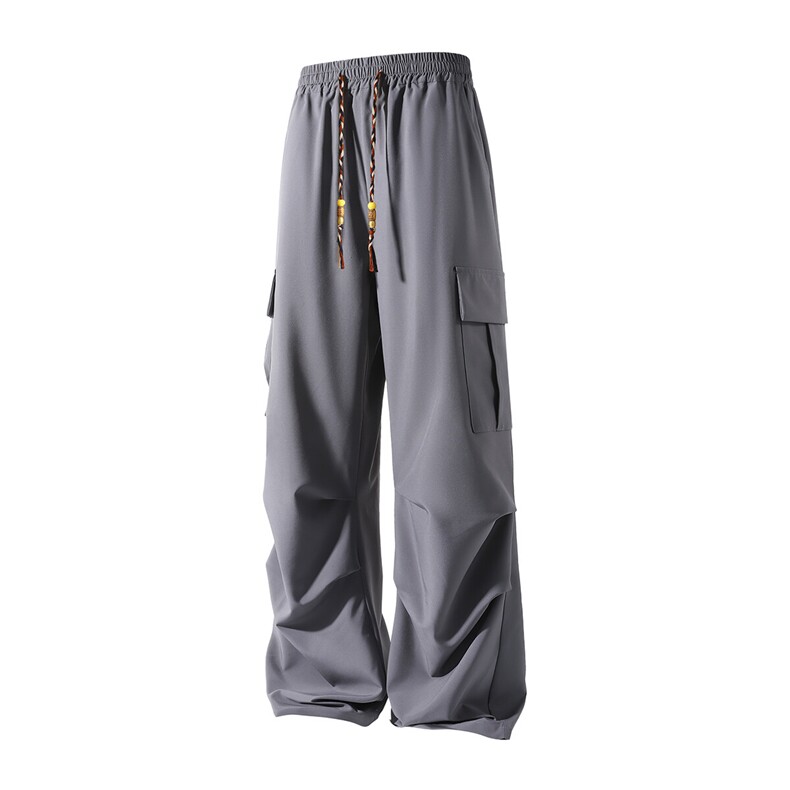 褶皱夏季速干拖地休闲裤K111立体92%聚酯纤维8%氨纶(S-2XL)TP28,男装休闲裤,电商A088