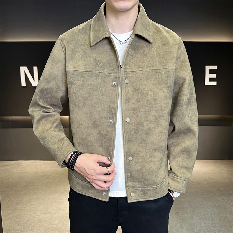 针织外套翻领男装夹克秋季新款衣服C317-J2517-P145,男装夹克,电商C317