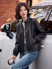 【春季女装新款】大量现货时尚休闲短款皮衣外套，女装皮衣，魅衣本色