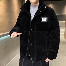 90%白鸭绒以M-8XL灯芯绒保暖宽松大码男士羽绒服XZ109-P175，男装羽绒服，星座109