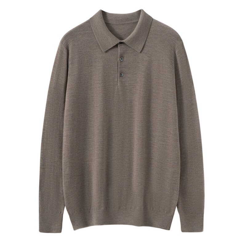 2025年秋季时尚百搭通勤简约休闲羊绒衫，男装羊绒套衫，朝思纯山羊绒