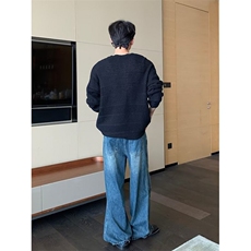 简约原宿流行潮流新款原版镂空针织衫时尚ins气质文艺MYA340，男装针织衫/毛衣，星座516A