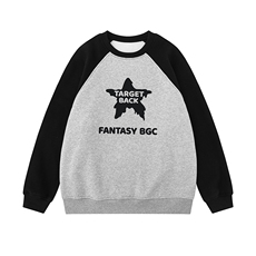 白底23新款秋季时尚百搭宽松圆领情侣潮流卫衣WY13P48控68，男装卫衣，电商A247-1