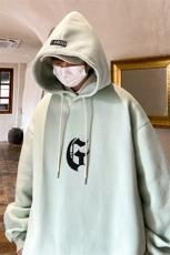 卫衣男连帽春款潮牌痞帅休闲上衣宽松运动外套-JK23107-P55控78，男装卫衣，星座605(原A050)
