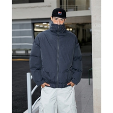 秋冬棉衣加厚夹克加绒外套铆钉立领棉服加厚1016-1W105P128K158，男装夹克，星座1016-1（原电商B408-1）