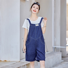 现货！洋气时尚套装女2024夏季新款女装背带裤休闲短裤两件套，女装套装/套裙，慧尚依恋