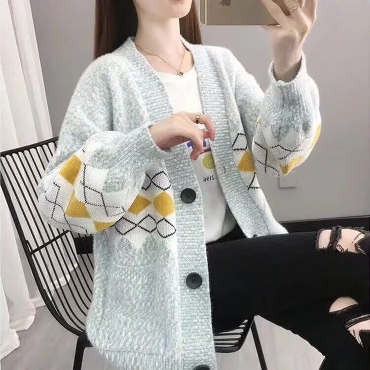 羊毛针织开衫中长款早春2024新款女士外搭毛衣外套披肩春秋羊绒衫,男装针织衫/毛衣,星座506A