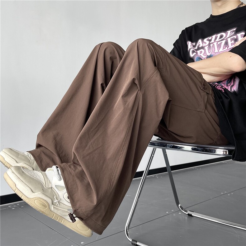 XZ612-K675-P60控79伞兵裤速干裤冰丝裤美式复古运动裤子男女7,女装休闲裤,星座612