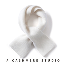 2025年秋季时尚百搭通勤简约休闲护颈穿孔围巾，围巾，思琳羊绒